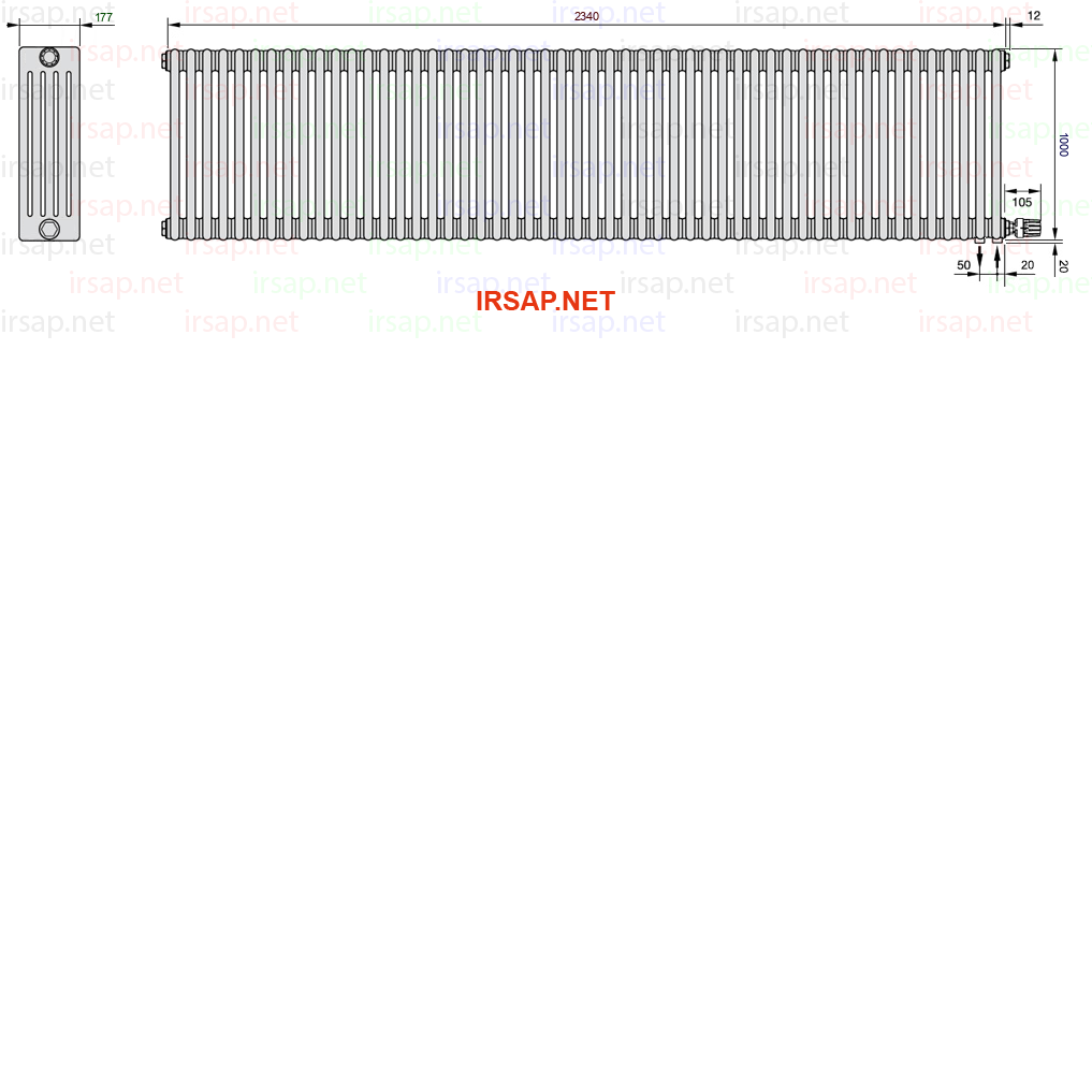 Радиатор IRSAP Tesi 51000/52 T26 CL 01